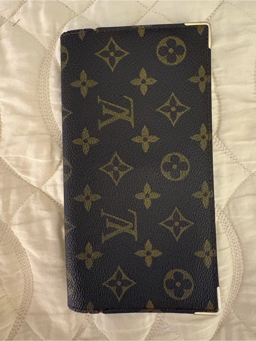 Louis Vuitton Brown Monogram Checkbook and credit card holder
